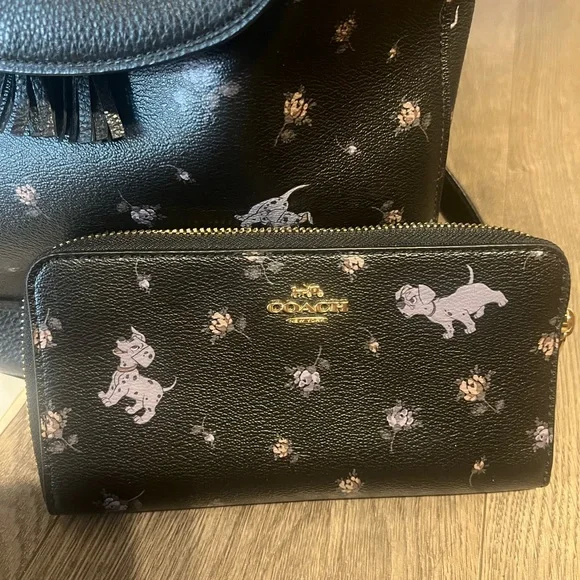 Coach Disney 101 Dalmatians Backpack and Wallet Set - price is firm